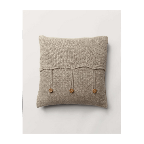 Laine Handwoven Linen Cushion Cover 50cm x 50cm Natural