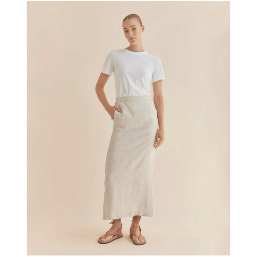 Amelius Mabel Linen Skirt - Natural