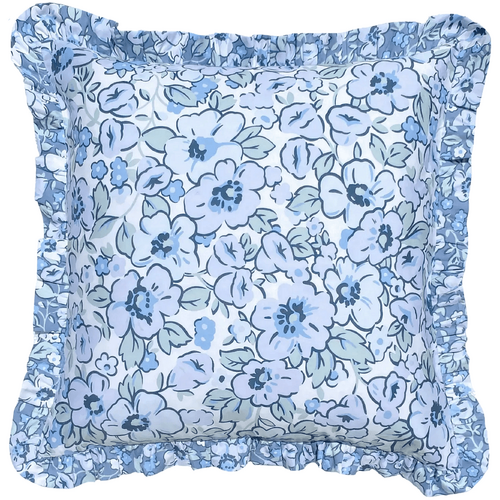 Laura Ashley Libby Blue Bed Cushion