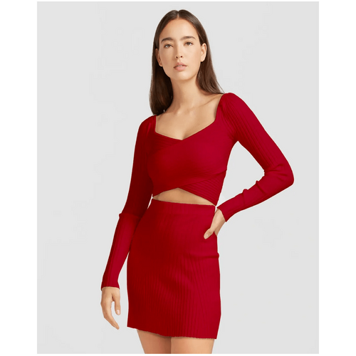belle &amp; bloom C'est Belle Knit Mini Skirt