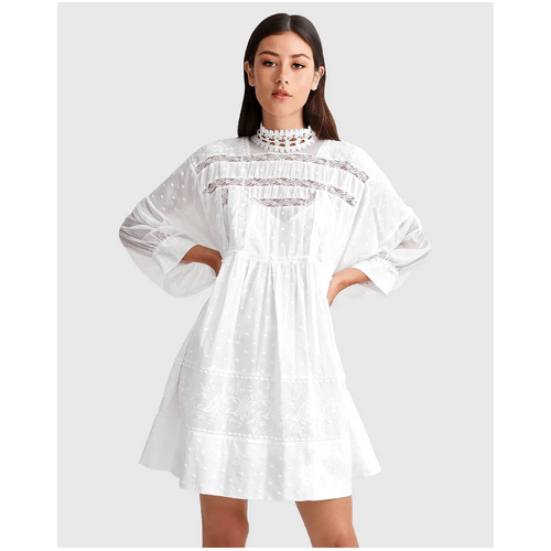 belle &amp; bloom Unforgettable Oversized Lace Mini Dress