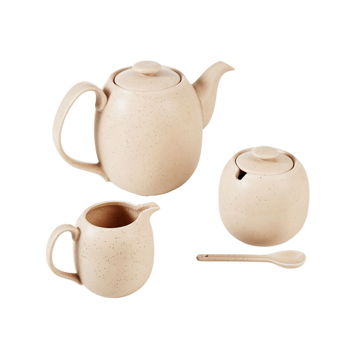 Leaf &amp; Bean Aster 4pcs Tea Set