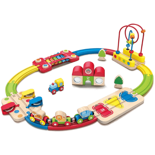 Hape Rainbow Puzzle Railway