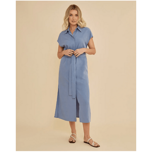 Amelius Frankie Column Dress - Cerulean Blue