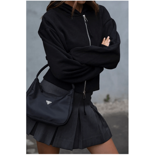 Style Addict Kingsley Zip Hoodie - Black
