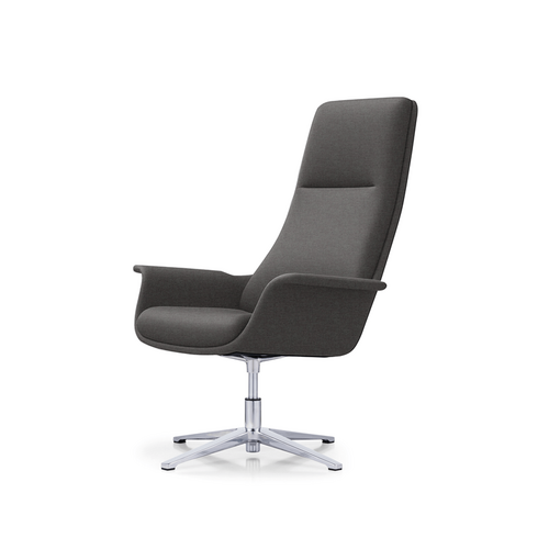 LDR Focus 360 ChairHigh back executive chair with moulded foam - BLACK