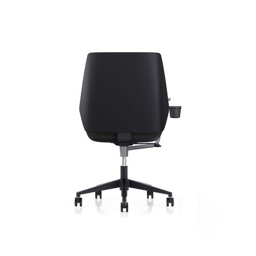LDR Flex Learn 360 Chair Training chair with writing table - BLACK