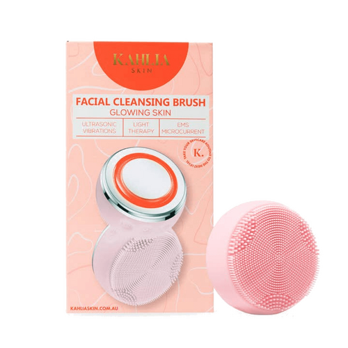 Kahlia Skin Led Facial Cleansing Brush with Ems Microcurrent