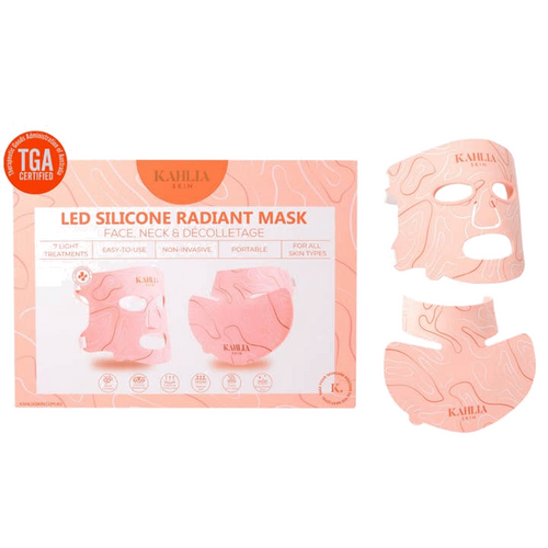 Kahlia Skin Led Silicone Radiant Mask - Face, Neck &amp; Dcolletage