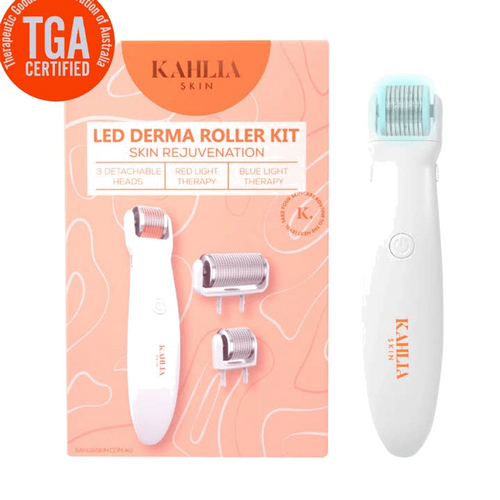 Kahlia Skin Led Derma Roller Kit