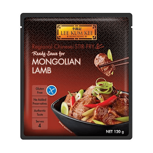 Lee Kum Kee Ready Sauce Mongolian Lamb Gluten Free 120g