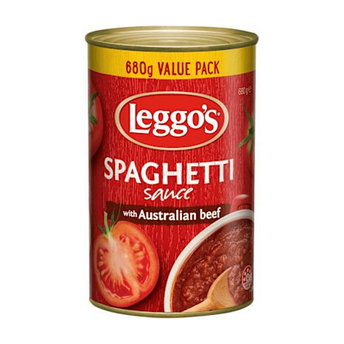 Leggos Spaghetti Sauce With Beef 680g