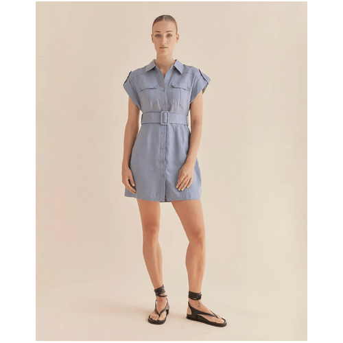Amelius Esra Utility Mini Dress - Lazuli