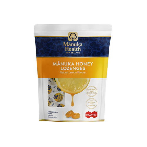 Manuka Health MGO 400+ Manuka Honey Drops - Lemon 250g
