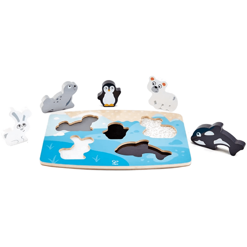 Hape Polar Animal Tactile Puzzle