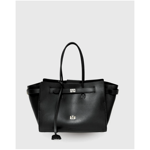 belle &amp; bloom In the City Leather Shoulder  Bags - Black