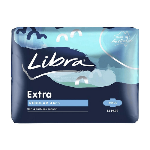 Libra Pads Extra Wings Regular 14 Pack