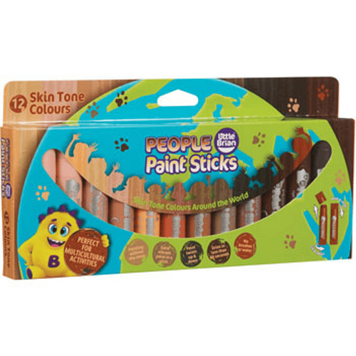 Little Brian Paint Sticks - People 12pk