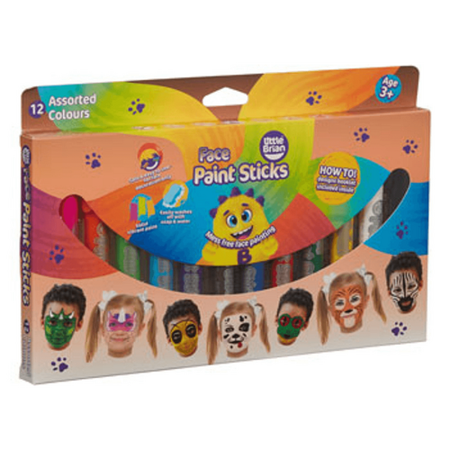 Little Brian Face Paint Sticks - Classic 12 pk