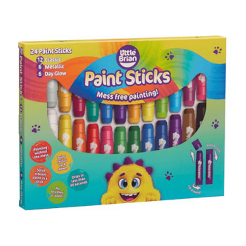 Little Brian Paint Sticks - Assorted 24pk