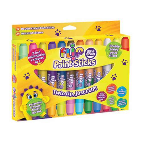 Little Brian Paint Sticks - Flip 12 pk