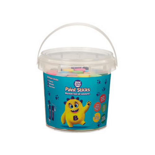Little Brian Paint Sticks - Bucket Assorted 20pk