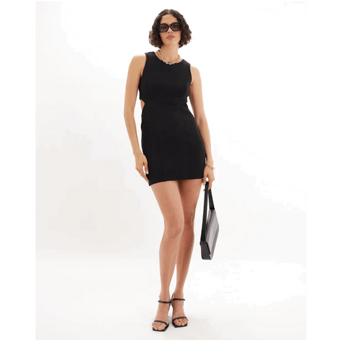 Amelius Lexie Cut Out Mini Dress - Black
