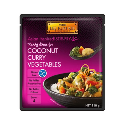Lee Kum Kee  Ready Sce Coconut Curry Veg 110gm