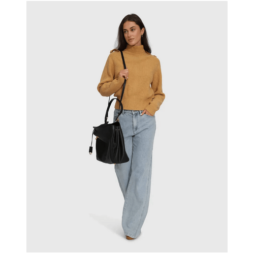 belle &amp; bloom Lost &amp; Found Knitted Sweater - Camel