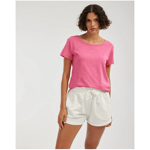 Amelius Fallon Rounded Hem Tee - Orchid
