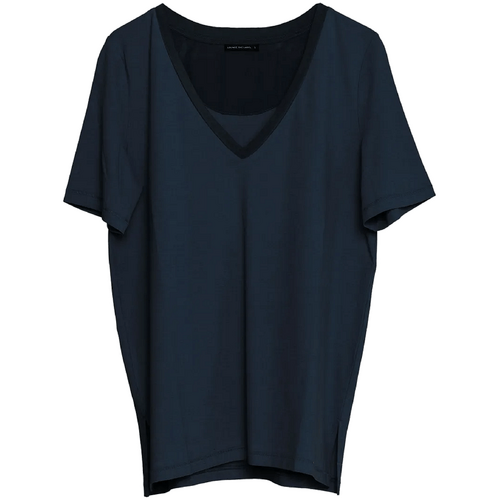 Lounge the label Pima Cotton V.Neck Top Salzberg
