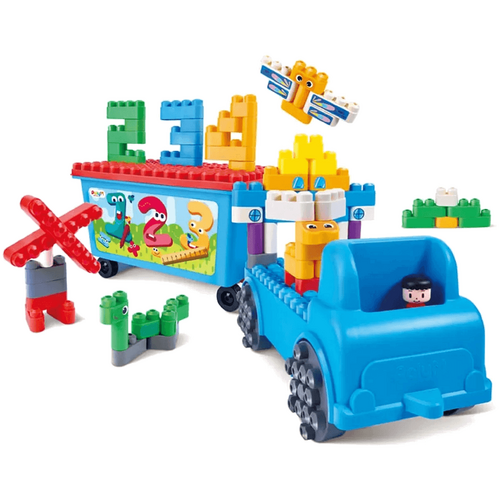 PolyM Count and Play Tow Truck 114pcs