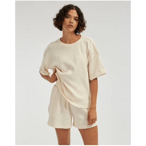 Amelius Laurie Waffle Shorts - Cream