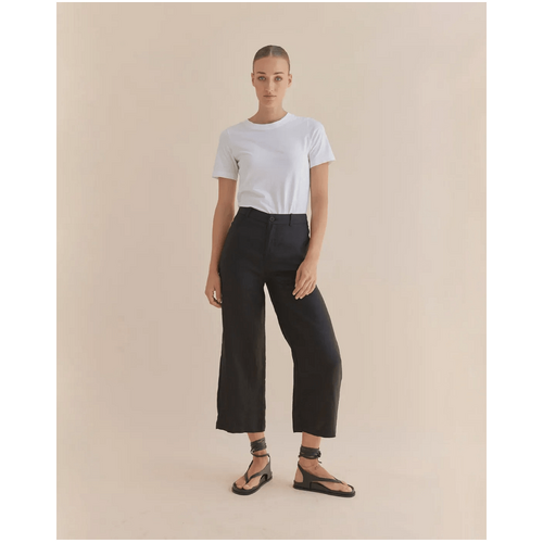 Amelius Barossa Linen Pant - Black