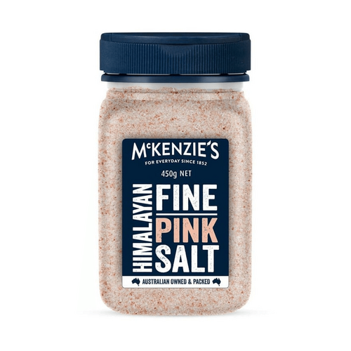 McKenzie's Himalayan Fine Pink Salt 450 Gram