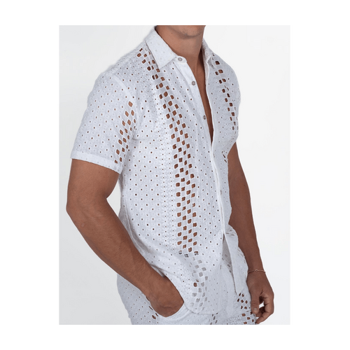 Merlino Street Embroidered Weekender Shirt