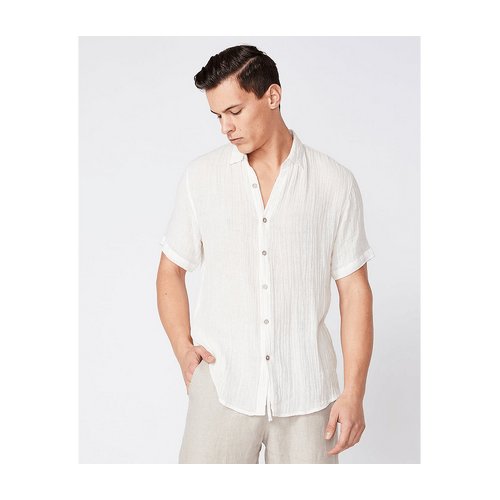 Merlino Street Linen Rami Shirt