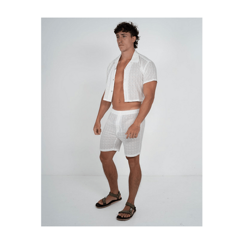 Merlino Street Embroidered Amalfi Button-Up Shirt