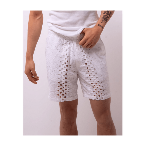 Merlino Street Embroidered Weekender Shorts