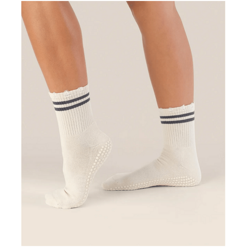 MoveActive Crew Grip Socks - Edgy Oat