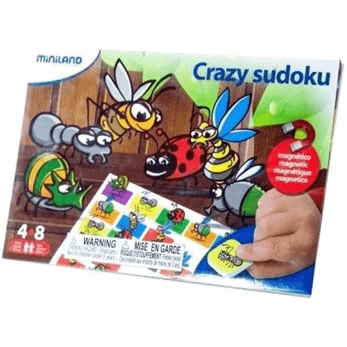 Miniland On the Go Crazy Sudoku Magnetic Game