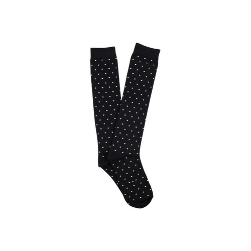 Women&#39;s Cotton Knee High Fashion Socks- Mini Spots pairs