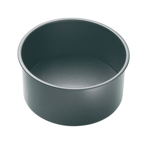 MasterPro Non-Stick Loose Base Round Deep Cake Pan Black
