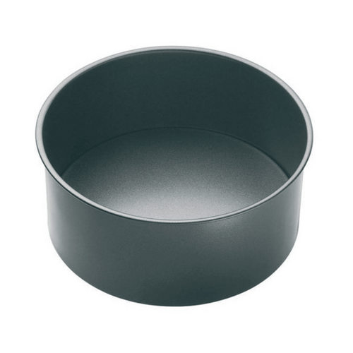 MasterPro Non-Stick Loose Base Round Deep Cake Pan Black