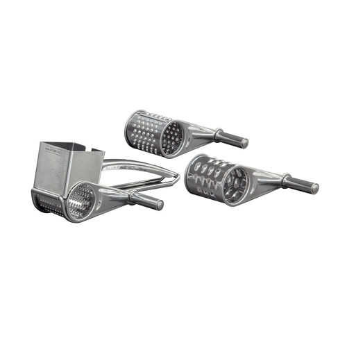 MasterPro Deluxe Rotary Grater with 3 Blades Stainless Steel