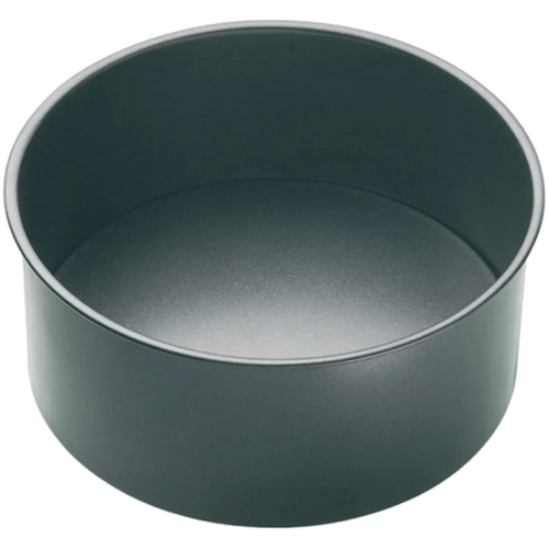 MasterPro Non-Stick Loose Base Round Deep Cake Pan Black