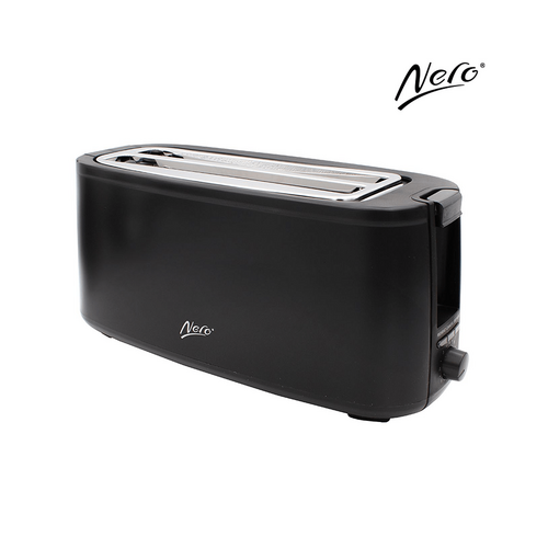 Nero 4 Slice Black Toaster Long
