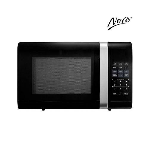 Nero Black Microwave with Grey Interior 23l