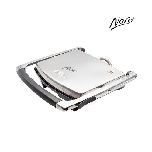 Nero Stainless Steel Sandwich Press 4 Slice