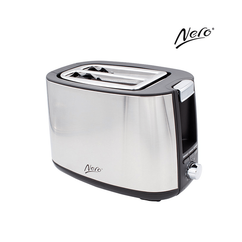 Nero 2 Slice Stainless Steel Toaster